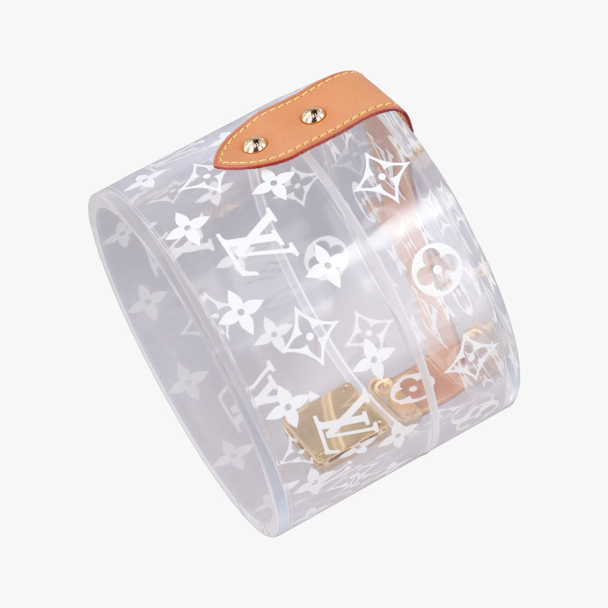 Vintage Louis Vuitton Box Scott Transparent Monogram Plexiglass  clutchbag | stylenewstar