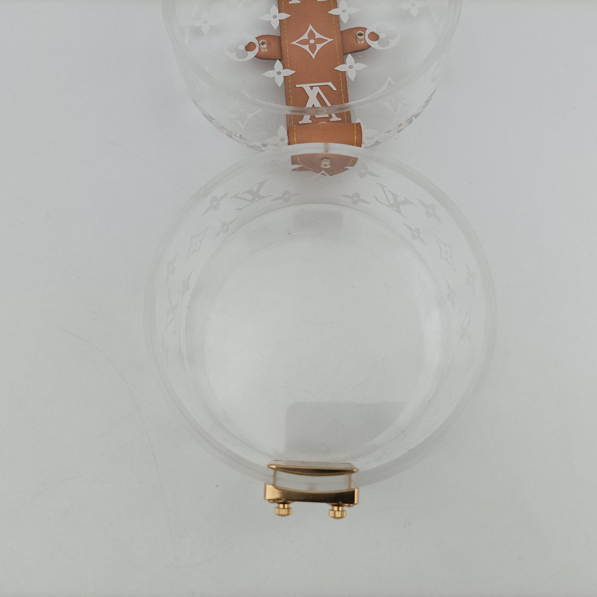 Vintage Louis Vuitton Box Scott Transparent Monogram Plexiglass  clutchbag | stylenewstar