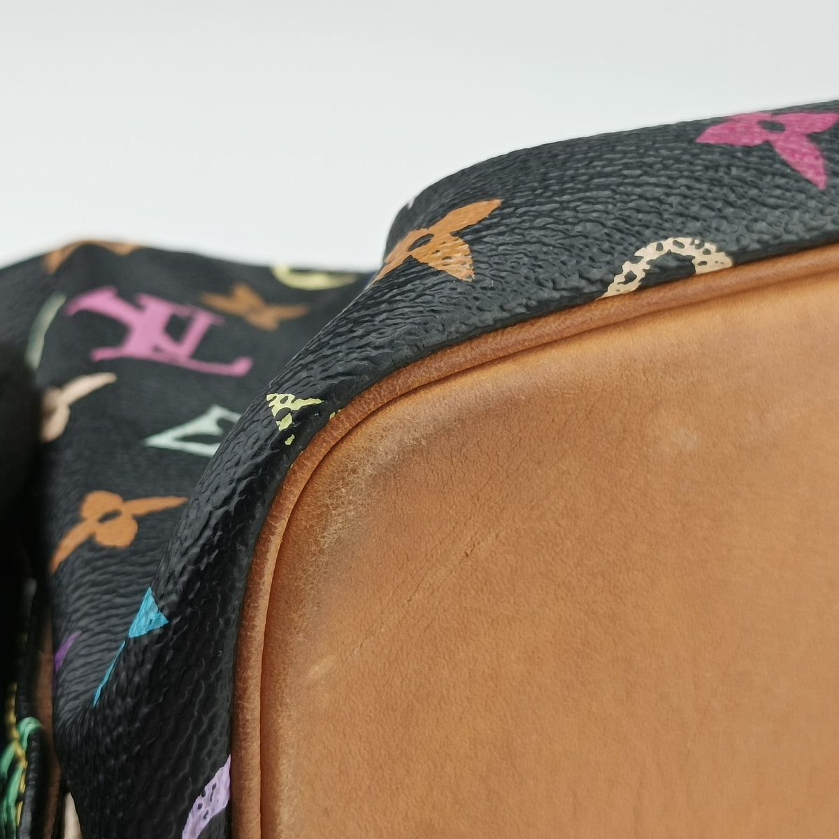 Pre-owned Louis Vuitton Petit Noe Noir Monogram Multicolor M42230 shoulderbag | stylenewstar