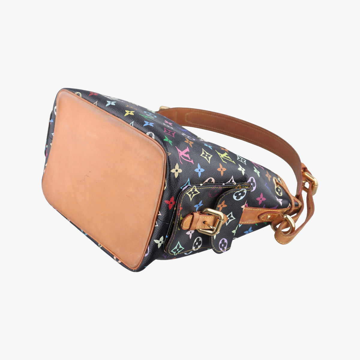 Pre-owned Louis Vuitton Petit Noe Noir Monogram Multicolor M42230 shoulderbag | stylenewstar