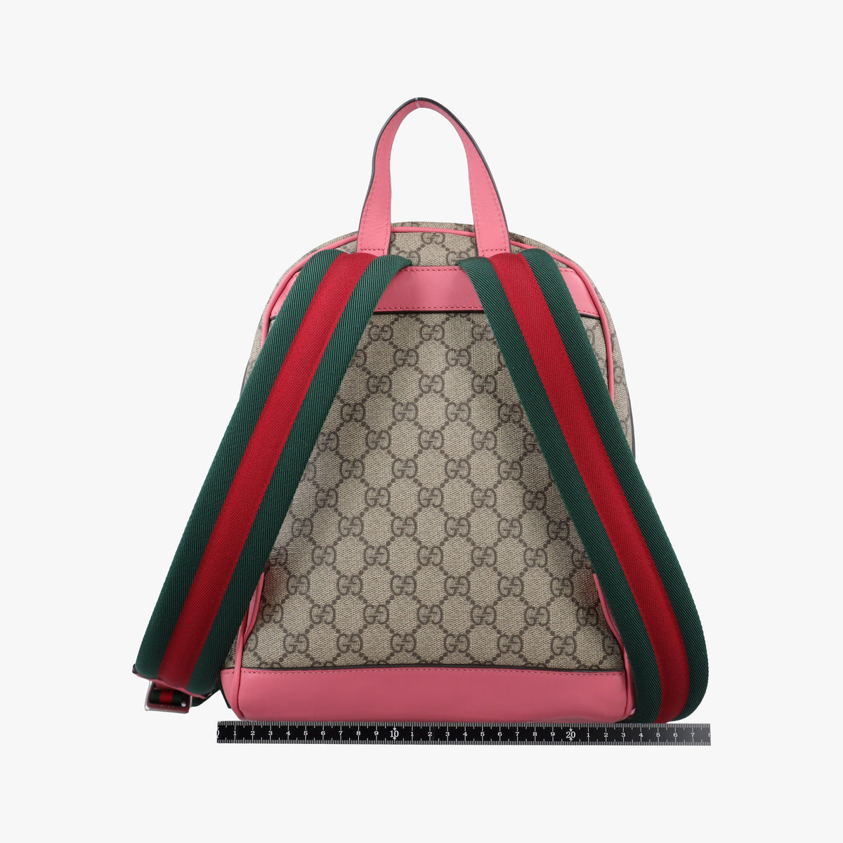 Pre-owned Gucci GG Supreme Sequins Beige×Pink×Multicolor PVC coated canvas×Leather 427631 backpack/rucksack | stylenewstar