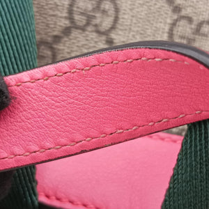 Pre-owned Gucci GG Supreme Sequins Beige×Pink×Multicolor PVC coated canvas×Leather 427631 backpack/rucksack | stylenewstar