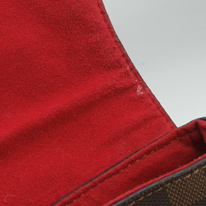 Pre-owned Louis Vuitton Beaubourg EBENE×Scarlet Damier Canvas N40176 handbag | stylenewstar