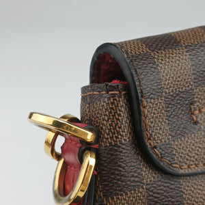 Pre-owned Louis Vuitton Beaubourg EBENE×Scarlet Damier Canvas N40176 handbag | stylenewstar