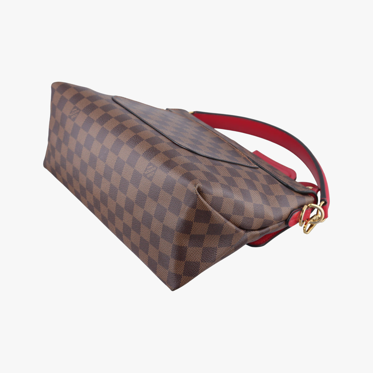 Pre-owned Louis Vuitton Beaubourg EBENE×Scarlet Damier Canvas N40176 handbag | stylenewstar