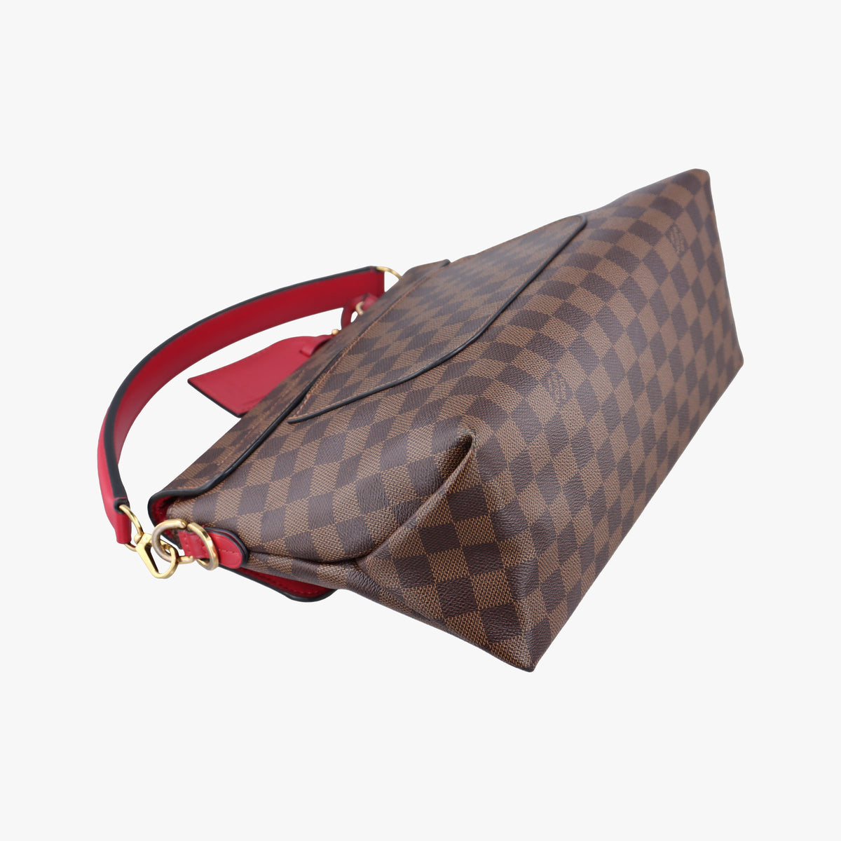 Pre-owned Louis Vuitton Beaubourg EBENE×Scarlet Damier Canvas N40176 handbag | stylenewstar