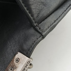 Pre-owned Chanel BOY CHANEL Black Leather A67086 shoulderbag | stylenewstar