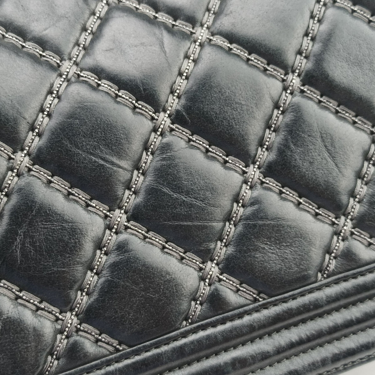Pre-owned Chanel BOY CHANEL Black Leather A67086 shoulderbag | stylenewstar