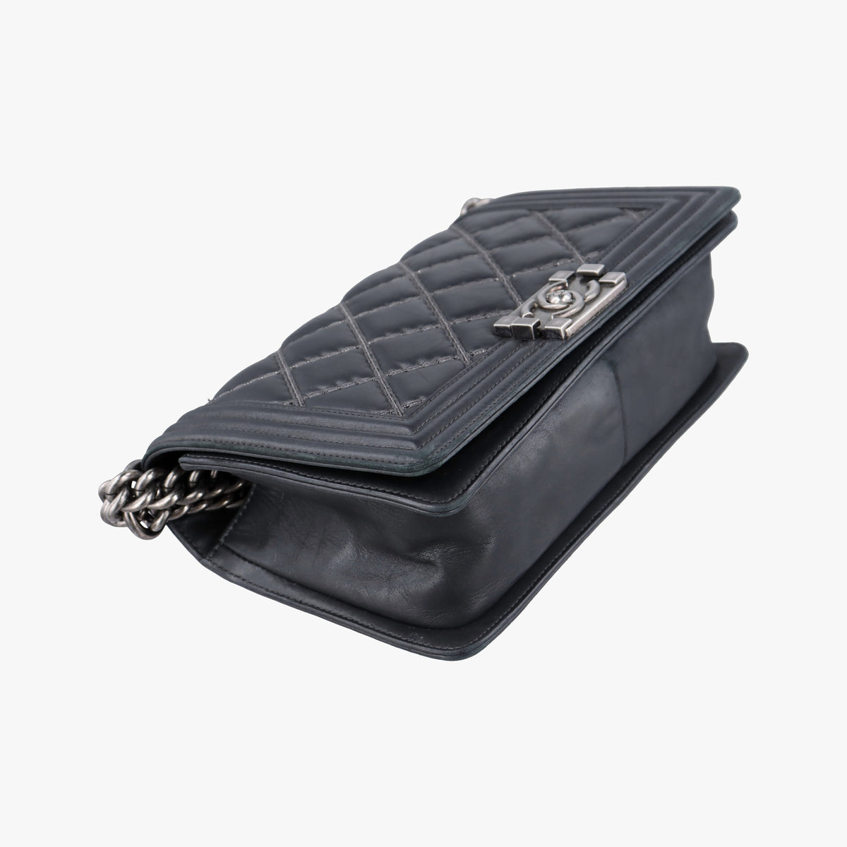 Pre-owned Chanel BOY CHANEL Black Leather A67086 shoulderbag | stylenewstar