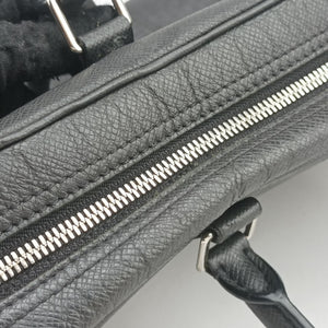 Pre-owned Louis Vuitton Port Document Voyage PM black Taiga M33412 businessbag | stylenewstar