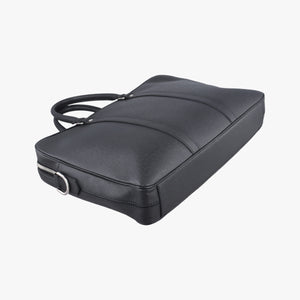 Pre-owned Louis Vuitton Port Document Voyage PM black Taiga M33412 businessbag | stylenewstar
