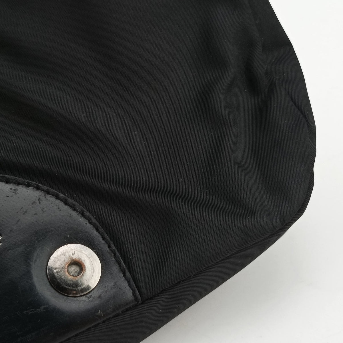 Secondhand Christian Dior Malice pearl Black Nylon×leather  shoulderbag | stylenewstar