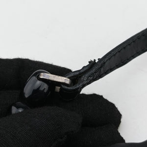 Secondhand Christian Dior Malice pearl Black Nylon×leather  shoulderbag | stylenewstar