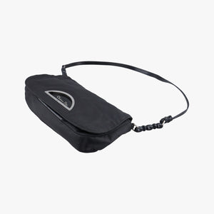 Secondhand Christian Dior Malice pearl Black Nylon×leather  shoulderbag | stylenewstar