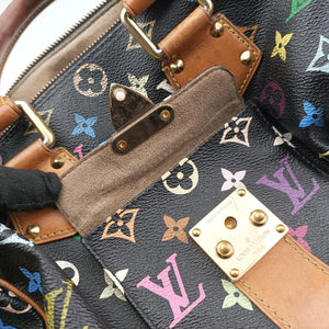 Pre-owned Louis Vuitton SPEEDY 30 Noir Monogram Multicolor M92642 handbag | stylenewstar