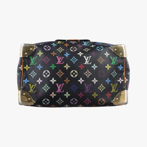 Pre-owned Louis Vuitton SPEEDY 30 Noir Monogram Multicolor M92642 handbag | stylenewstar