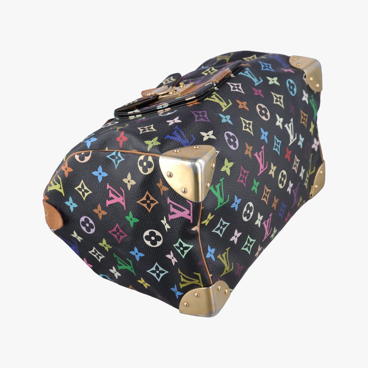 Pre-owned Louis Vuitton SPEEDY 30 Noir Monogram Multicolor M92642 handbag | stylenewstar