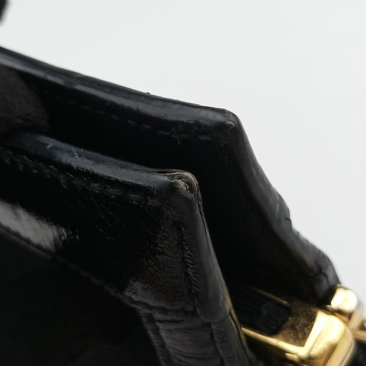 Pre-owned Gucci Ophidia Black Suede×Leather 503877 shoulderbag | stylenewstar