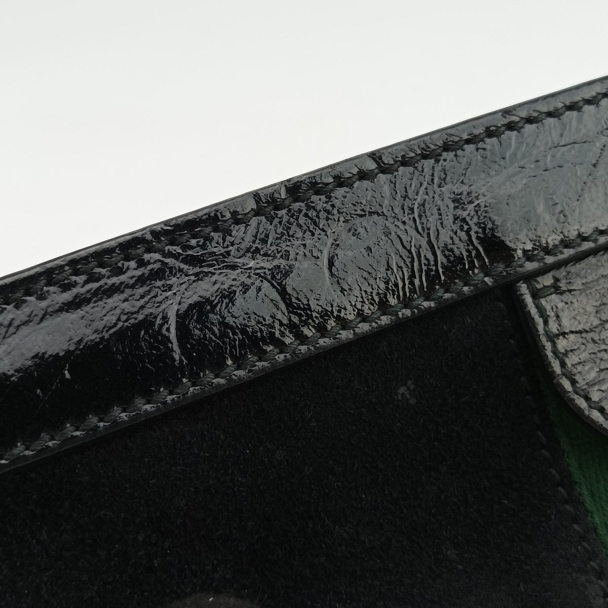Pre-owned Gucci Ophidia Black Suede×Leather 503877 shoulderbag | stylenewstar