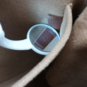 Pre-owned Louis Vuitton MARIGNAN brown×SESAME Monogram Canvas×calf leather M44544 shoulderbag | stylenewstar
