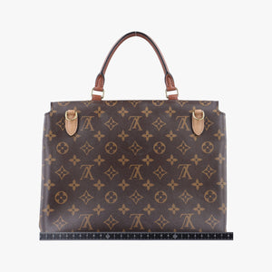 Pre-owned Louis Vuitton MARIGNAN brown×SESAME Monogram Canvas×calf leather M44544 shoulderbag | stylenewstar