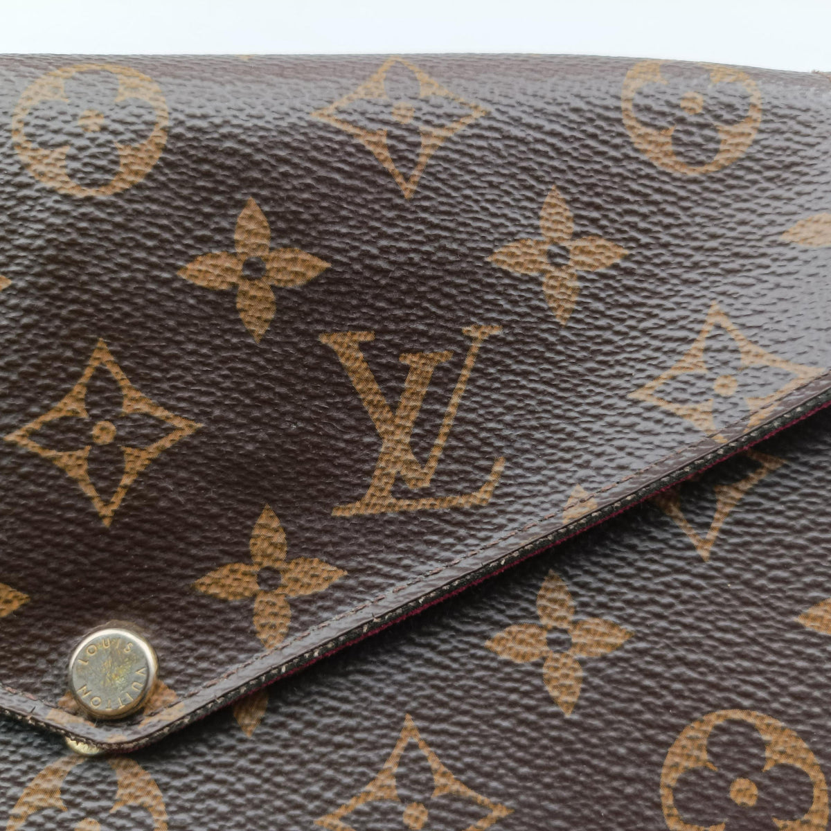 Pre-owned Louis Vuitton Pochette Felicie Brown Monogram Canvas M61276 shoulderbag | stylenewstar