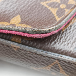 Pre-owned Louis Vuitton Pochette Felicie Brown Monogram Canvas M61276 shoulderbag | stylenewstar