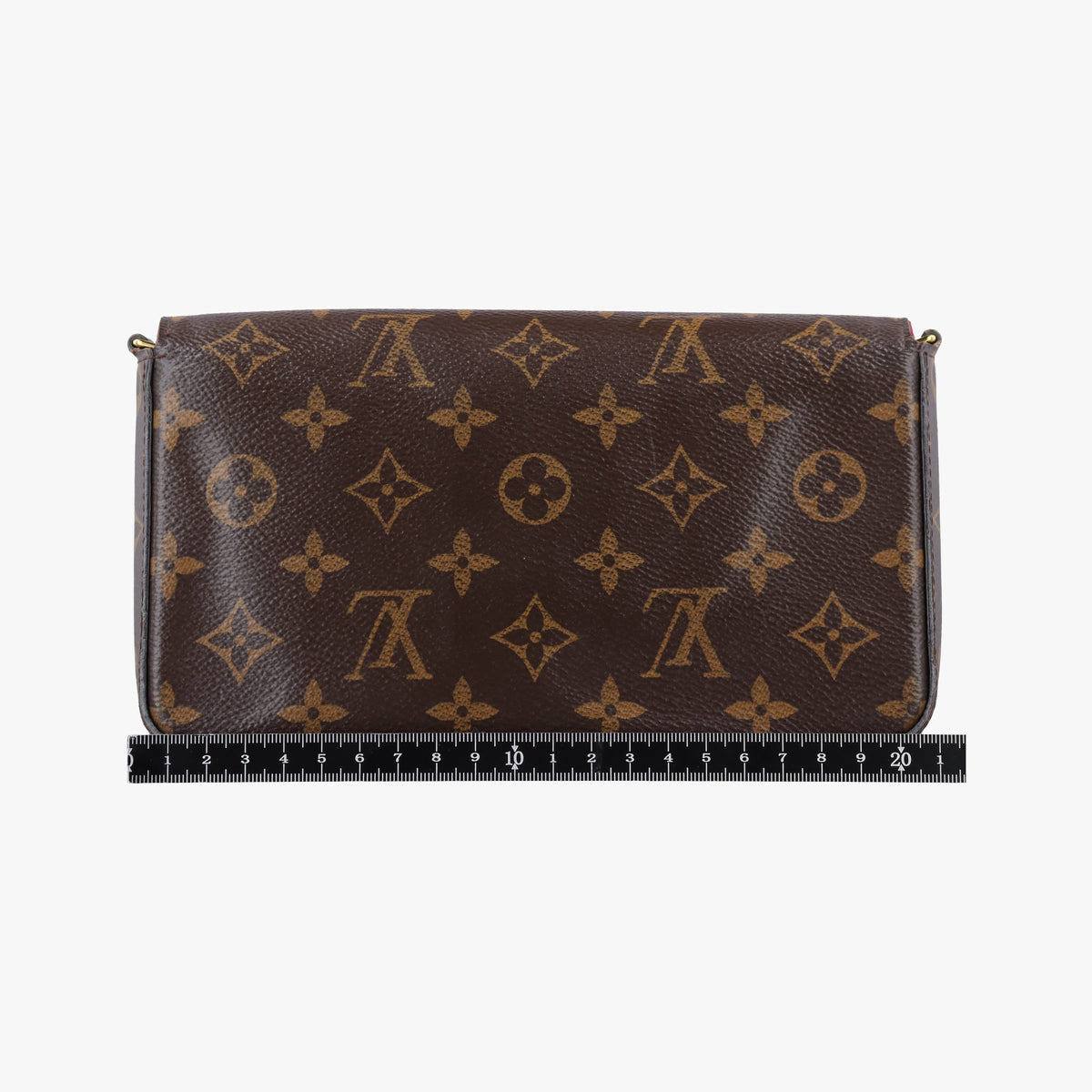 Pre-owned Louis Vuitton Pochette Felicie Brown Monogram Canvas M61276 shoulderbag | stylenewstar