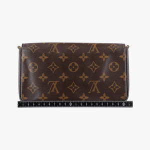 Pre-owned Louis Vuitton Pochette Felicie Brown Monogram Canvas M61276 shoulderbag | stylenewstar