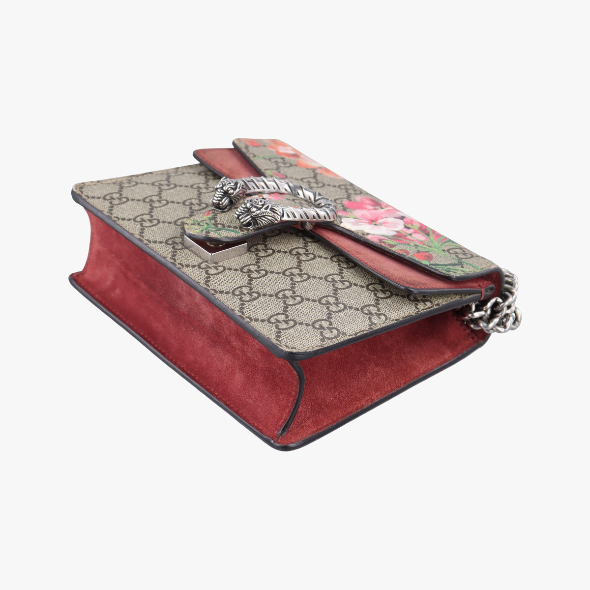 Secondhand Gucci Dionysus beige×red×multicolor PVC coated canvas × suede 421970 shoulderbag | stylenewstar