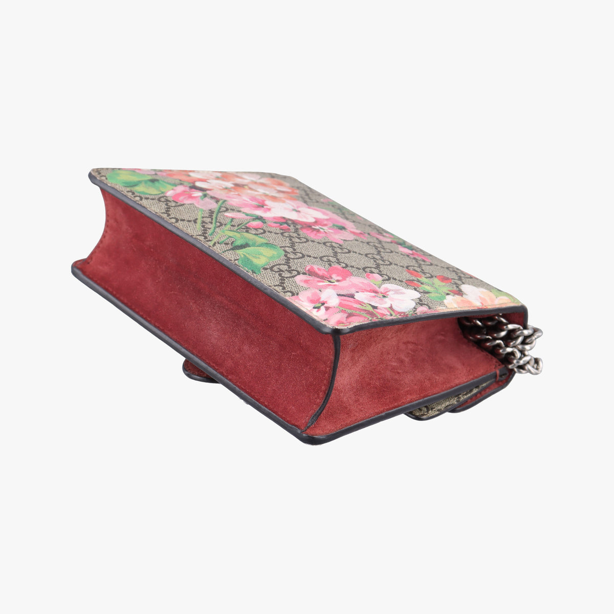Secondhand Gucci Dionysus beige×red×multicolor PVC coated canvas × suede 421970 shoulderbag | stylenewstar