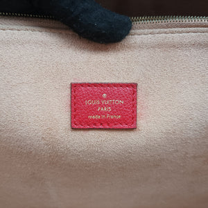Vintage Louis Vuitton FLANDRIN Brown×CERISE Monogram Canvas×calf leather M41596 shoulderbag | stylenewstar