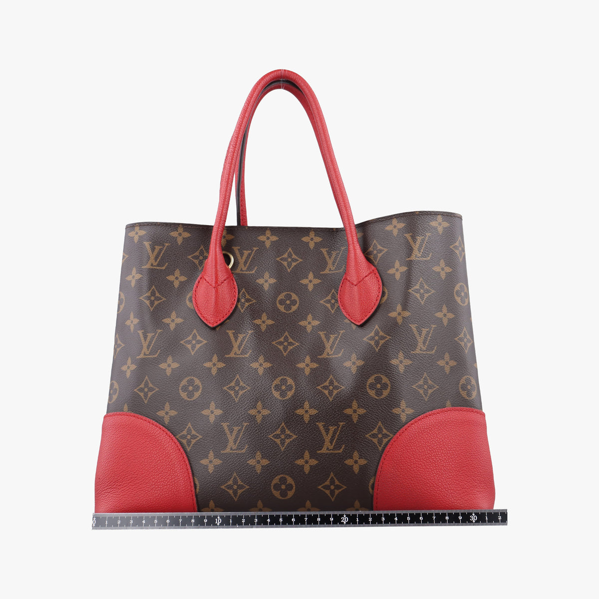 Vintage Louis Vuitton FLANDRIN Brown×CERISE Monogram Canvas×calf leather M41596 shoulderbag | stylenewstar