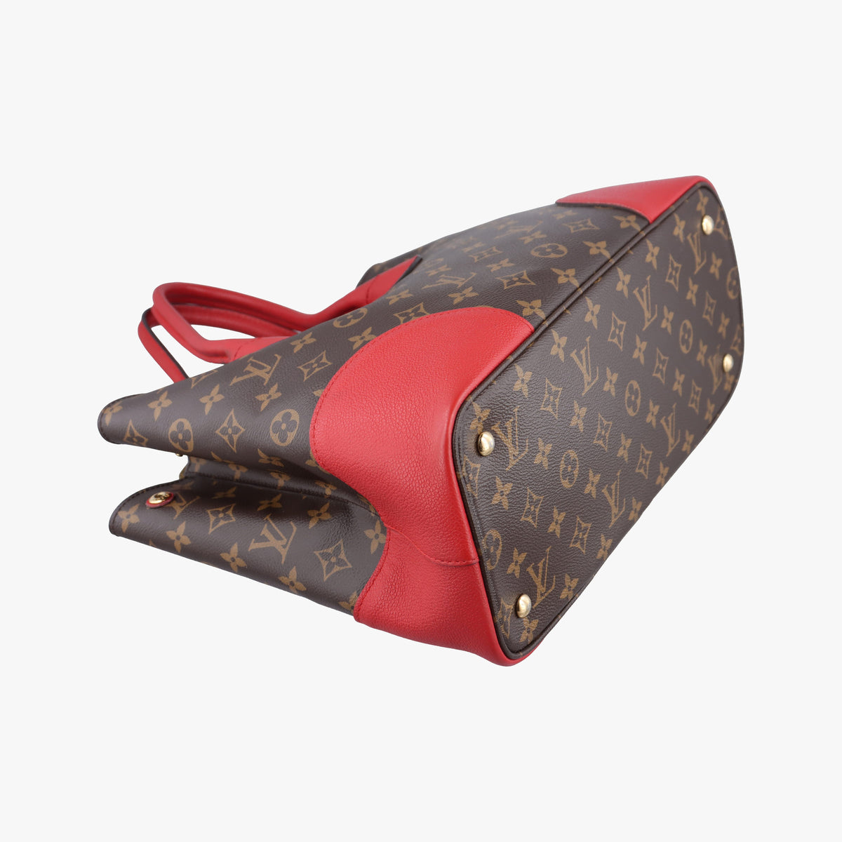 Vintage Louis Vuitton FLANDRIN Brown×CERISE Monogram Canvas×calf leather M41596 shoulderbag | stylenewstar