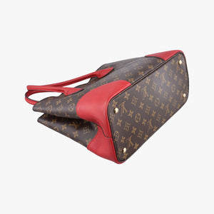 Vintage Louis Vuitton FLANDRIN Brown×CERISE Monogram Canvas×calf leather M41596 shoulderbag | stylenewstar