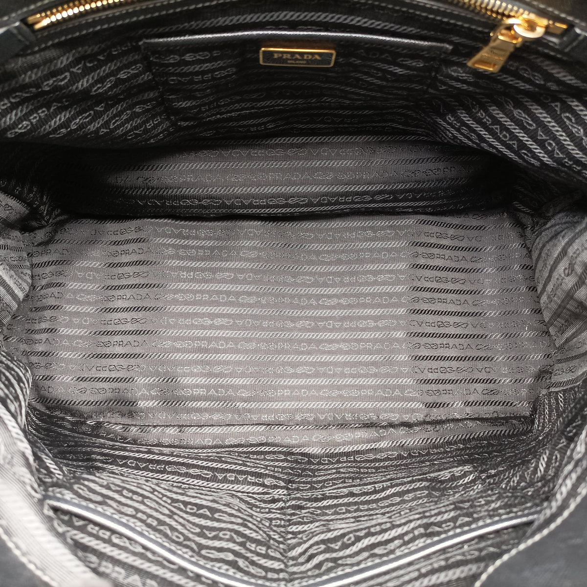 Secondhand Prada Galleria Black SAFFIANO Leather BN2274 handbag | stylenewstar