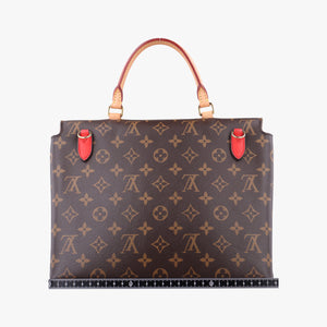Pre-owned Louis Vuitton MARIGNAN Brown × Coquelicot Monogram Canvas×calf leather M44286 shoulderbag | stylenewstar