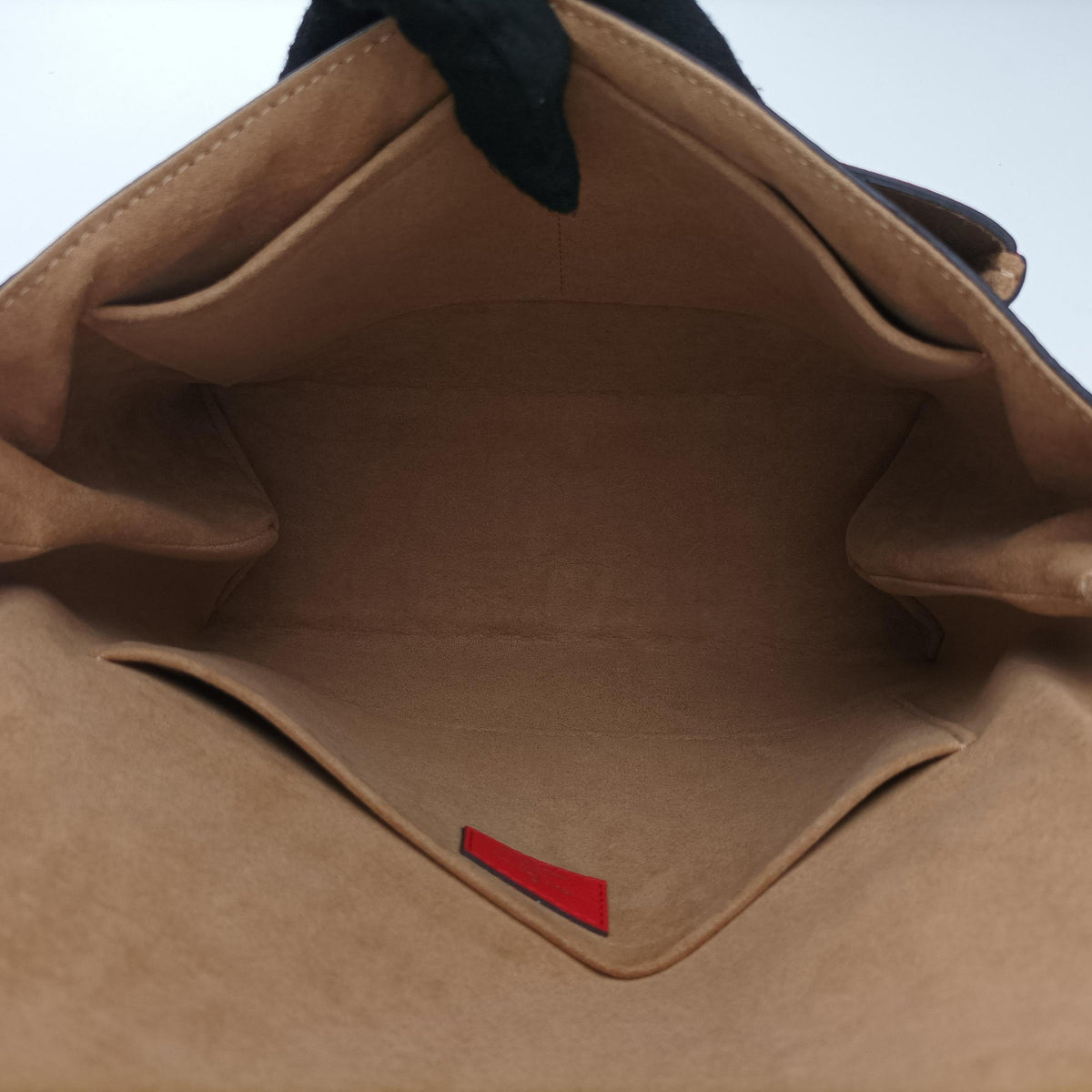 Pre-owned Louis Vuitton MARIGNAN Brown × Coquelicot Monogram Canvas×calf leather M44286 shoulderbag | stylenewstar
