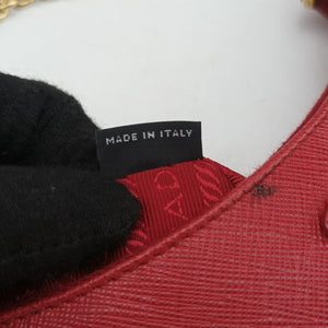 Pre-owned Prada Re-Edition 2005 Saffiano Red Saffiano leather 1BH204 shoulderbag | stylenewstar