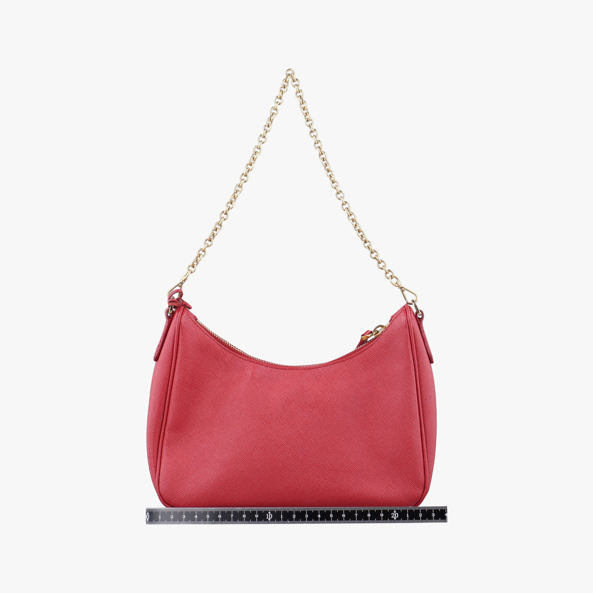 Pre-owned Prada Re-Edition 2005 Saffiano Red Saffiano leather 1BH204 shoulderbag | stylenewstar