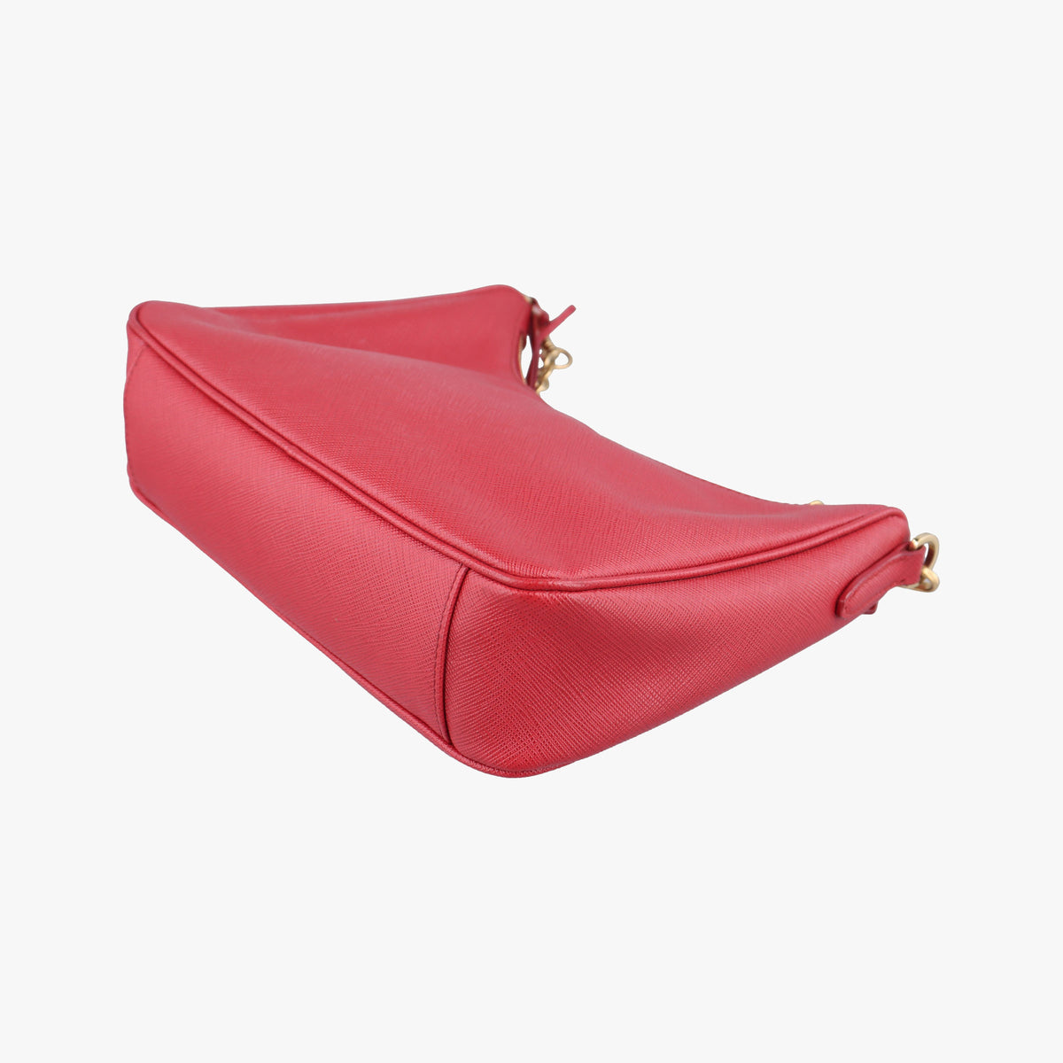 Pre-owned Prada Re-Edition 2005 Saffiano Red Saffiano leather 1BH204 shoulderbag | stylenewstar