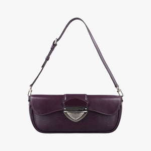 Pre-owned Louis Vuitton Pochette Montaigne purple Epi M5929K shoulderbag | stylenewstar