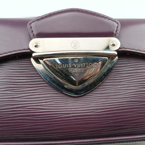 Pre-owned Louis Vuitton Pochette Montaigne purple Epi M5929K shoulderbag | stylenewstar