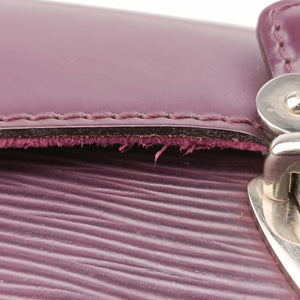 Pre-owned Louis Vuitton Pochette Montaigne purple Epi M5929K shoulderbag | stylenewstar