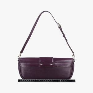 Pre-owned Louis Vuitton Pochette Montaigne purple Epi M5929K shoulderbag | stylenewstar