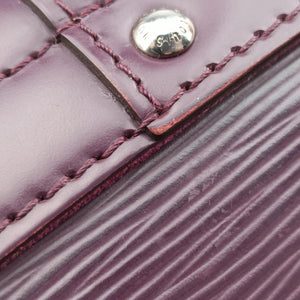 Pre-owned Louis Vuitton Pochette Montaigne purple Epi M5929K shoulderbag | stylenewstar