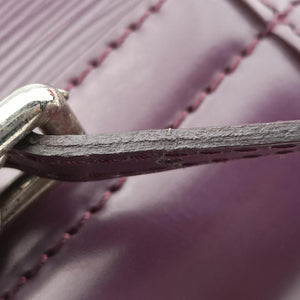 Pre-owned Louis Vuitton Pochette Montaigne purple Epi M5929K shoulderbag | stylenewstar