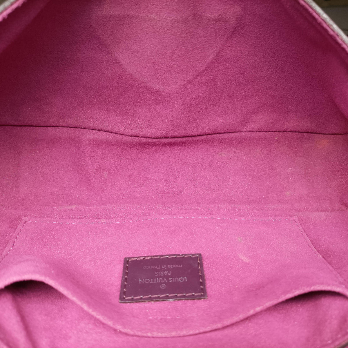 Pre-owned Louis Vuitton Pochette Montaigne purple Epi M5929K shoulderbag | stylenewstar