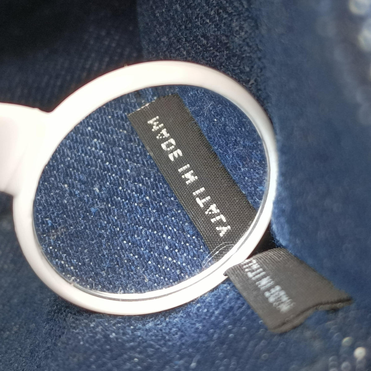Secondhand Miu Miu My Miu Blue Denim 5BF068 shoulderbag | stylenewstar