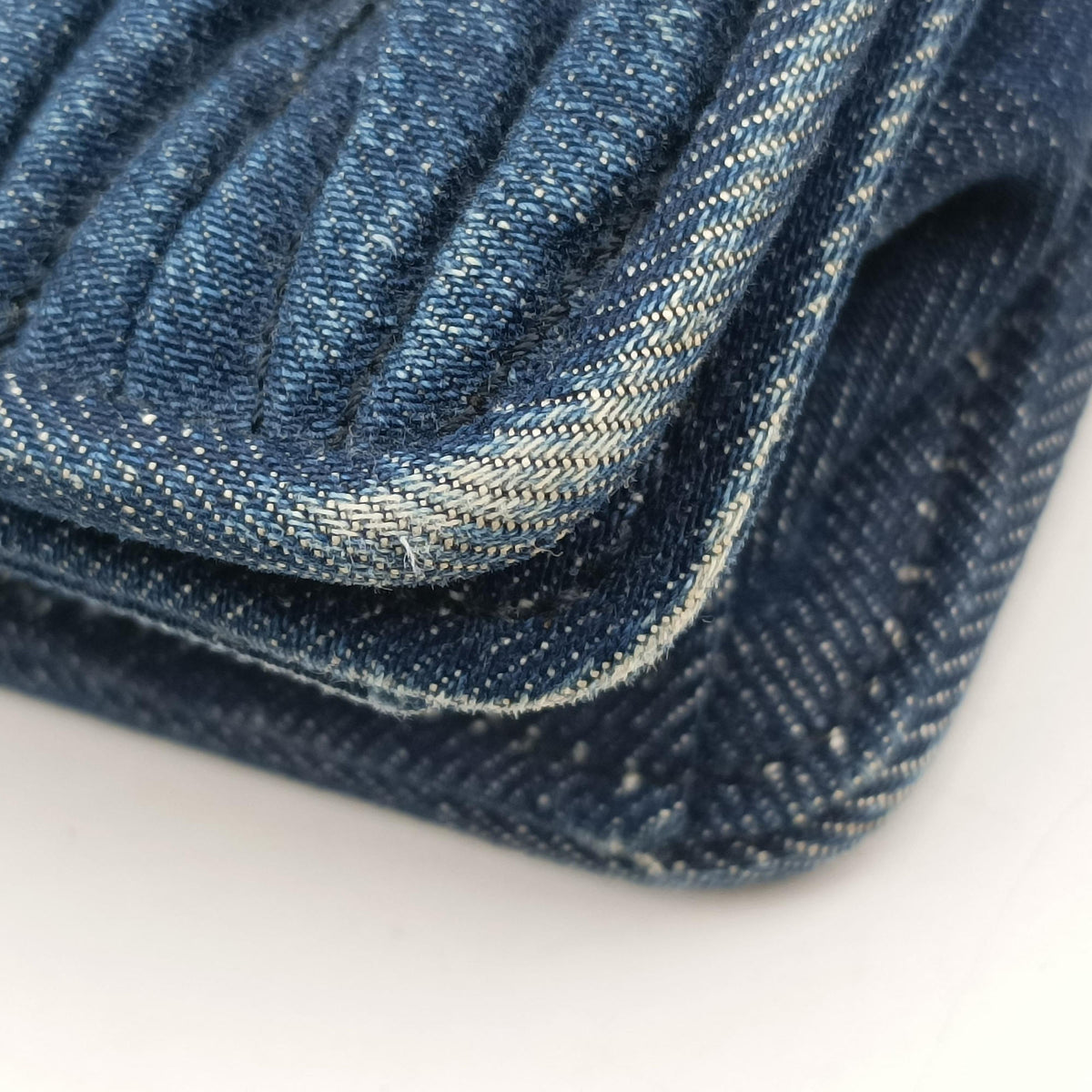 Secondhand Miu Miu My Miu Blue Denim 5BF068 shoulderbag | stylenewstar
